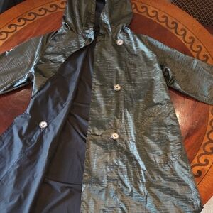 Elegant Green Trench Coat